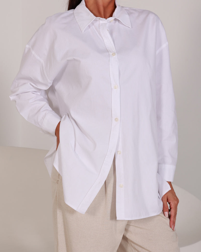 Classic White Shirt - Gamine clothes shop